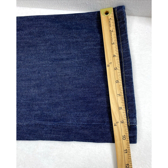 NY & Co Westside Flare Jeans Womens Size 12 Dark Wash Denim Mid Rise - Picture 9 of 9